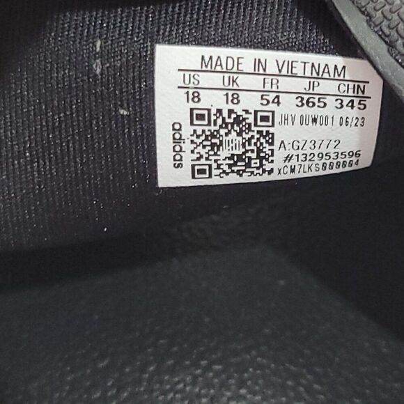 Adidas Adilette Slides Mens Size 18 Black 3 Stripe Shoes Sandals Beach Water NEW - Picture 11 of 13